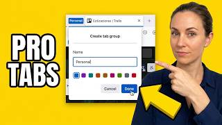 Marcela's 2-Second Firefox Hack to Organize Tabs Like a Pro! 💡 #2secondlean