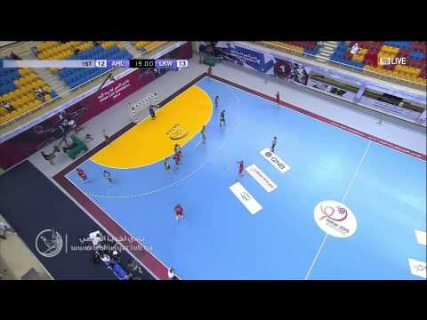 الشوط الأول/ لخويا 40-35 الأهلي [ ربع النهائي - كأس الأمير لكرة اليد 2014]