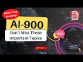 🚀 AI-900 Important Topics | Based On Latest Course | Microsoft Azure AI Fundamentals | PDF