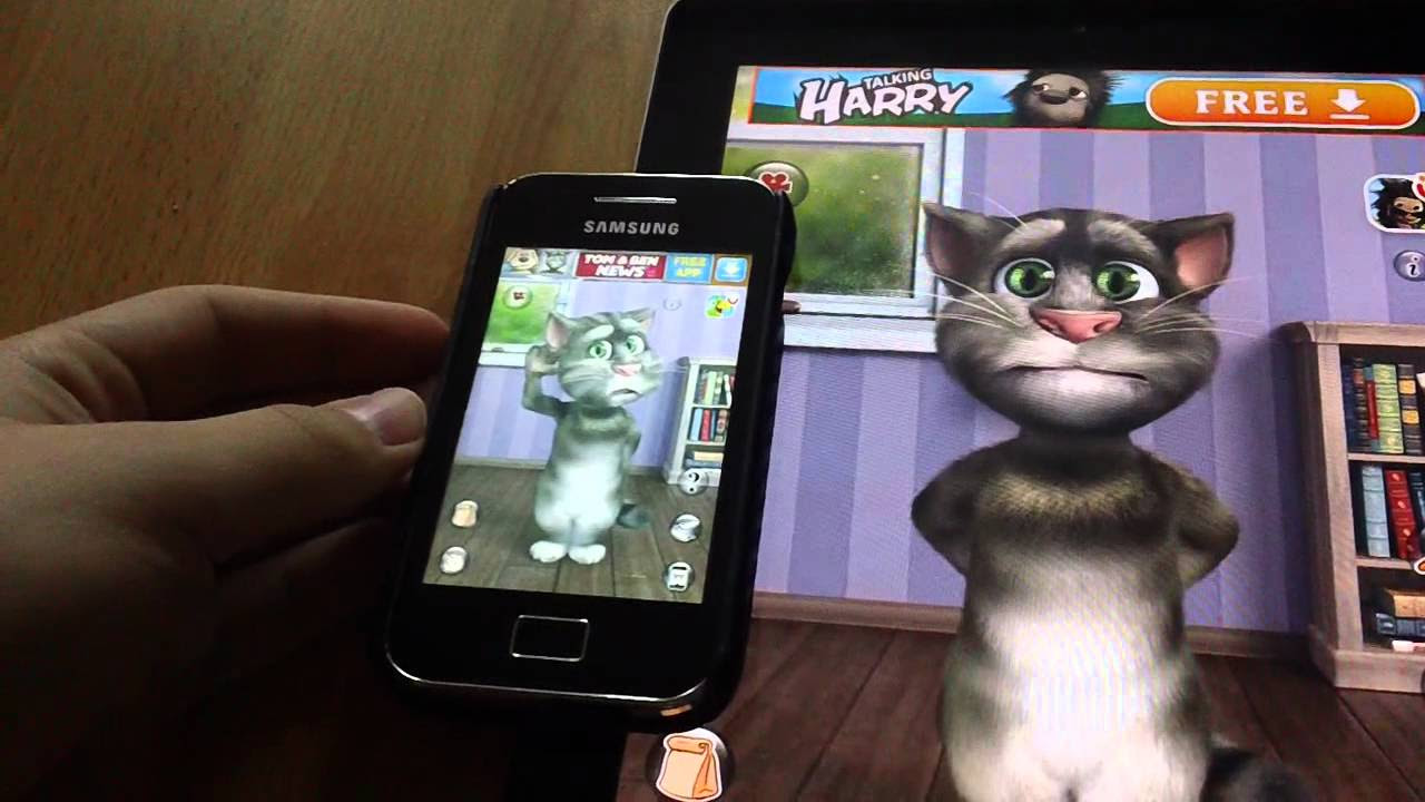 Two Talking Tom Test Hallo