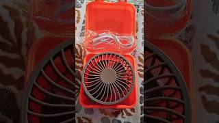 🪭Gesto Portable Fan Rechargeable Vth LED Light 😀Foldable Mini Fan❤️#youtube#yt #minifan#portable#fan
