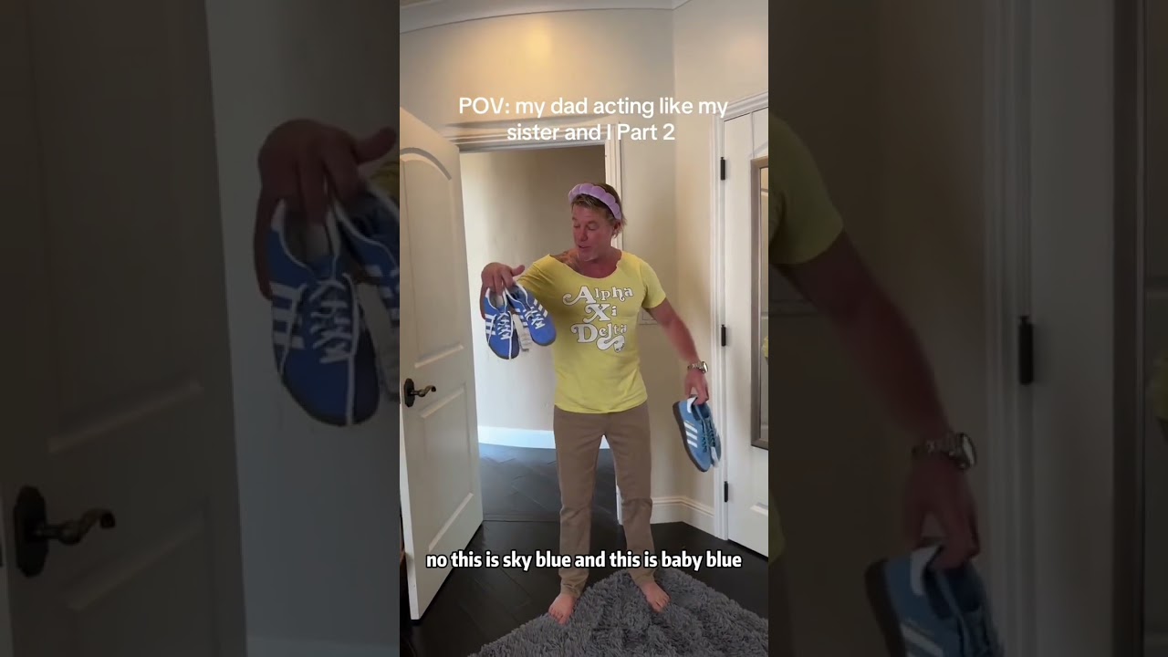 Dad acting like daughter 🧒#daughterandfather #funny #funnyvideo #entertainment #funnymoments