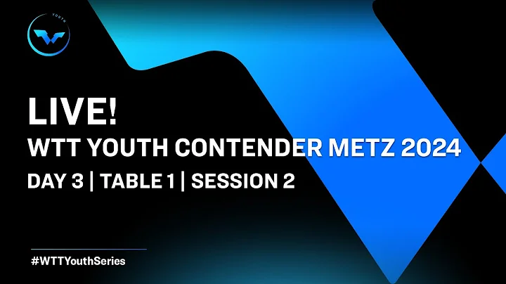 LIVE! | T1 | Day 3 | WTT Youth Contender Metz 2024 | Session 2 - DayDayNews