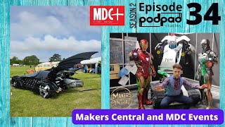 Makers Central 2023 and MDC Comic Con Quex Park, Kent May 2023 Podapdstudios SEA 2 Ep 34