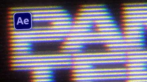 How To Make Analog VHS Text Effect In After Effects