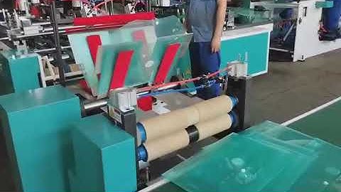 209 Full Automatic School Bag Folder Button File Bag Plastic Cleare File Folder Bag Making Machine