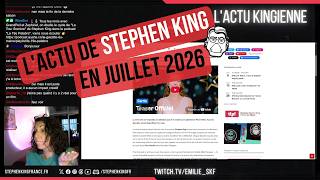 #StephenKing news for July 2026 | Twitch livestream replay from August 9, 2026