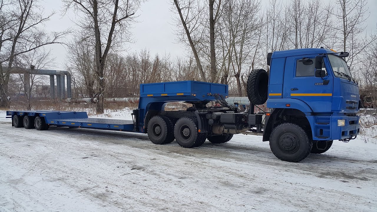 Камаз с ленивцем 65208