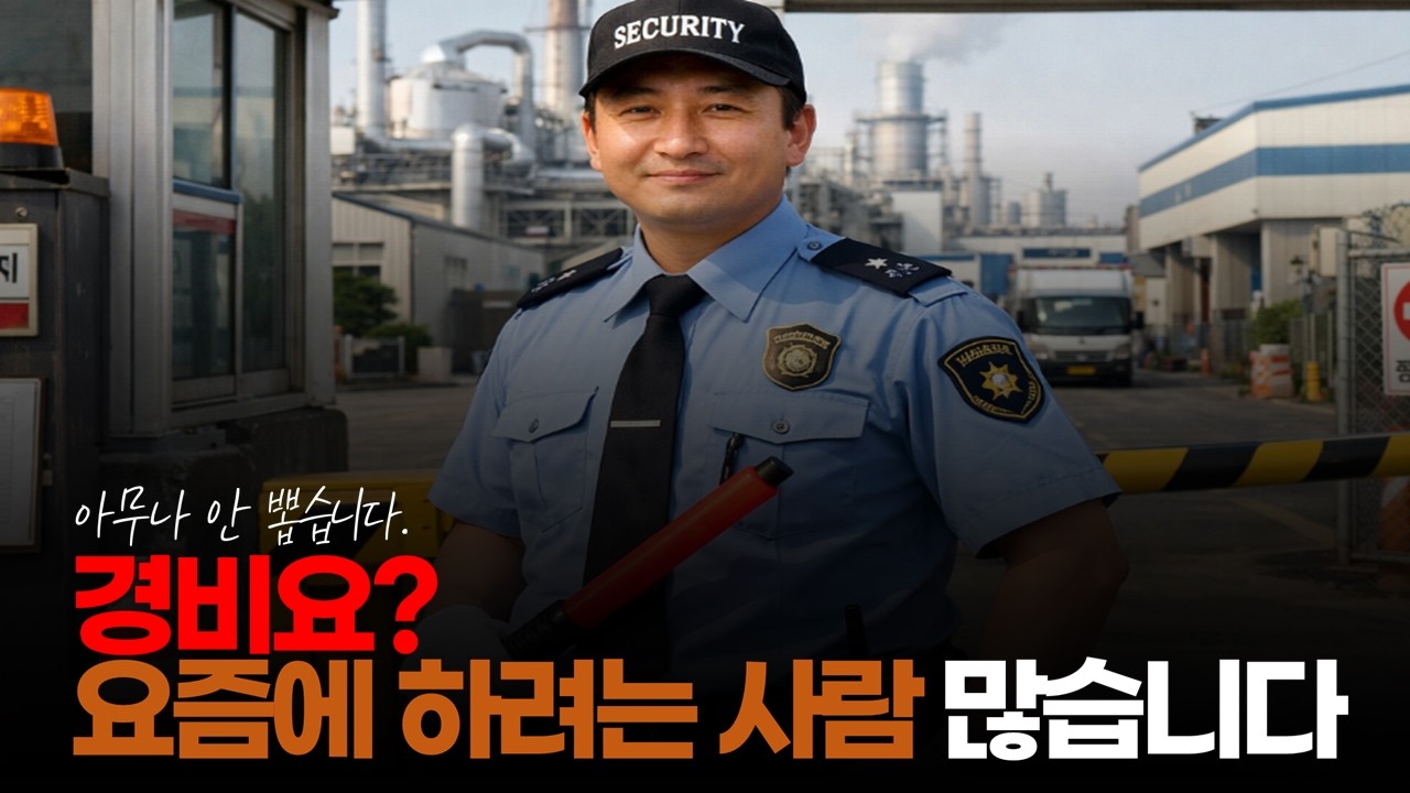 (※시청자댓글) 경비요? 요즘에 하려는 사람 많습니다. 아무나 안 뽑습니다. #쉬는사람 #노는사람 #경비일자리