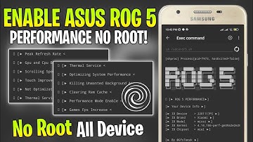 Enable Rog 5 Performance No Root | Overclock Android | Fix FPS Drop ! No Root