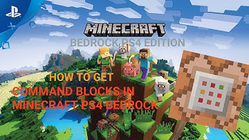 How to get Command blocks in Minecraft PS4 Bedrock Edition!