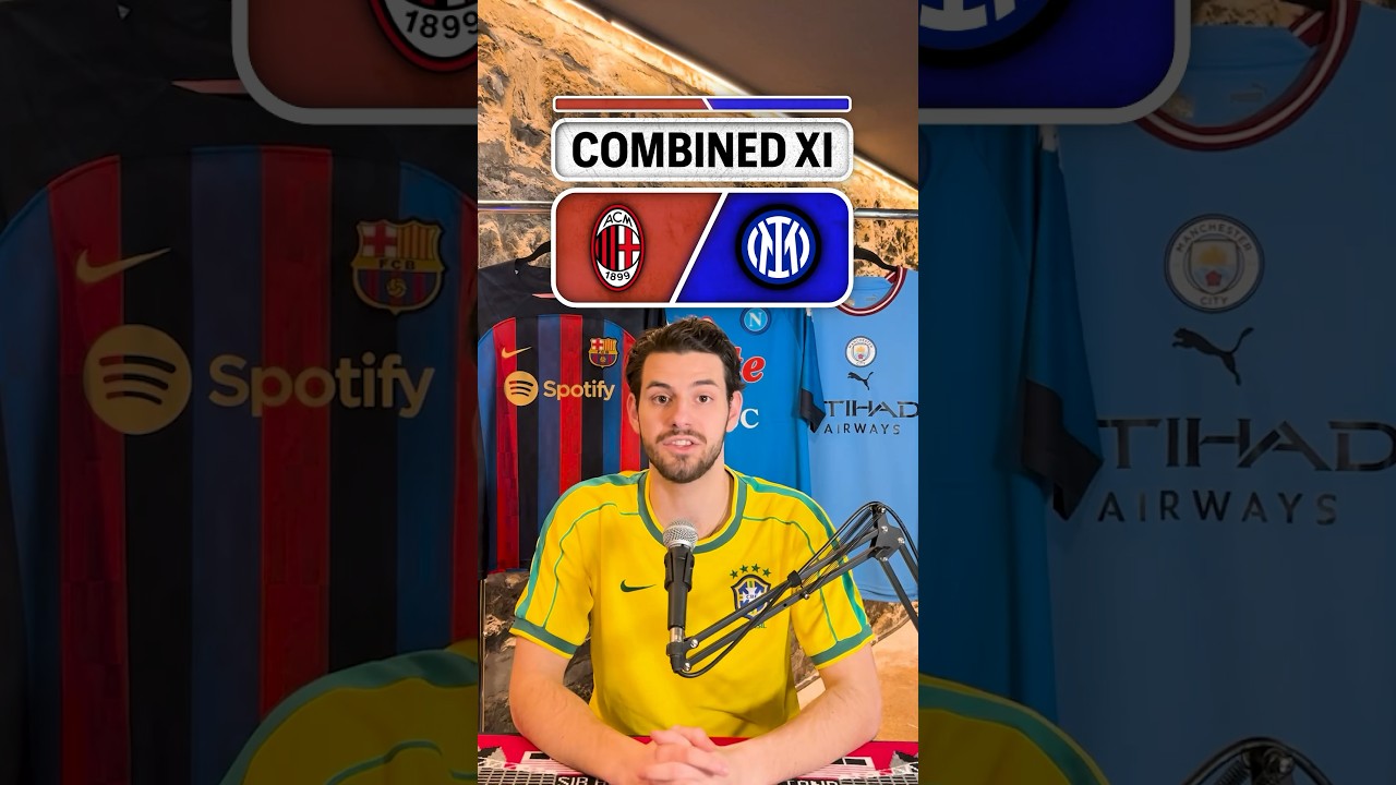 MILAN vs INTER COMBINED 11 ⚔️ #football #soccer