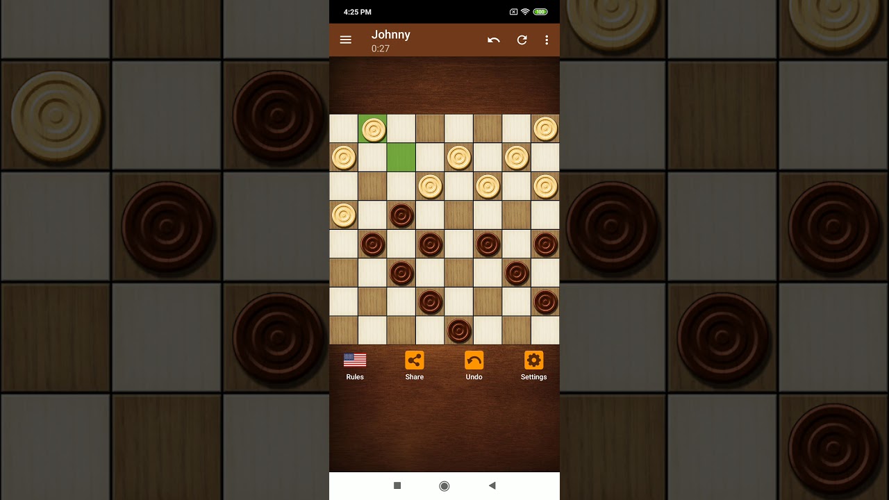 Checkers - board game available on Android