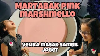 CARA MUDAH BIKIN MARTABAK PINK MARSMALLOW ANTI GOSONG CUMAN PAKE TEFLON