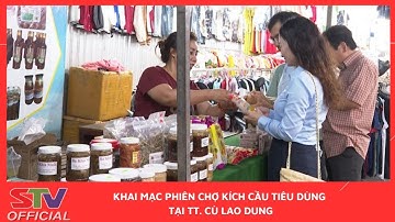 STV - Cù Lao Dung khai mạc phiên chợ kích cầu tiêu dùng
