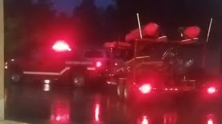 Steuben County Utility 6 & Boat 5  Responding