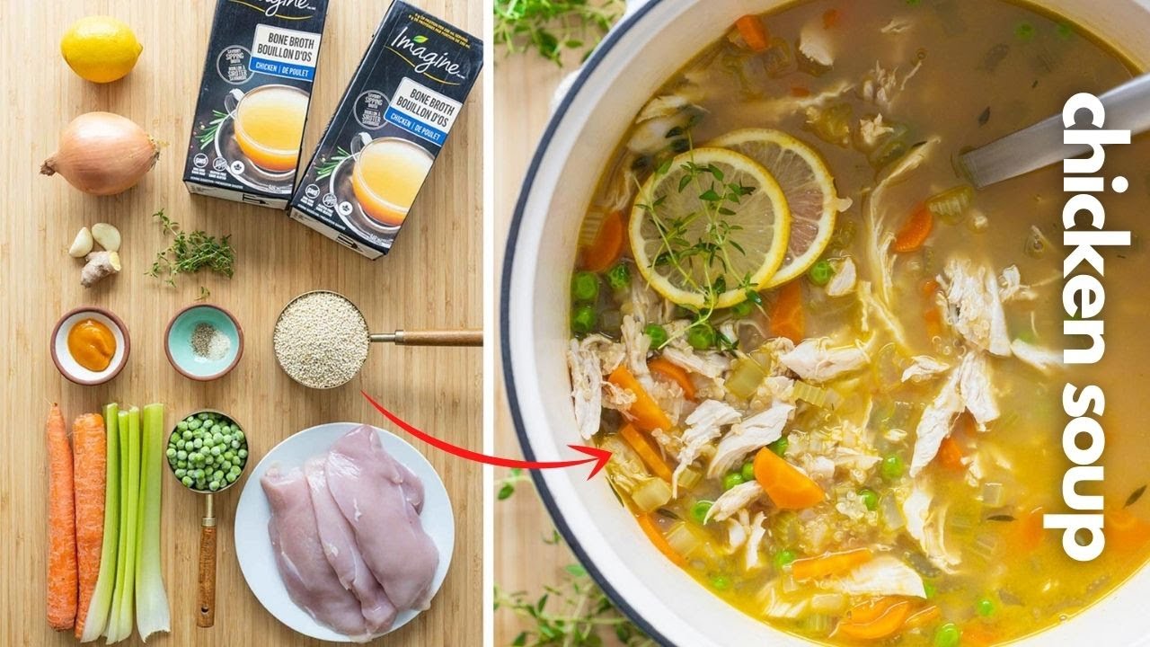 The most DELICIOUS chicken soup! YouTube