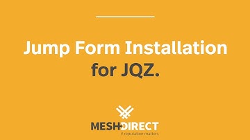 Jump Form Installation for JQZ by Mesh Direct