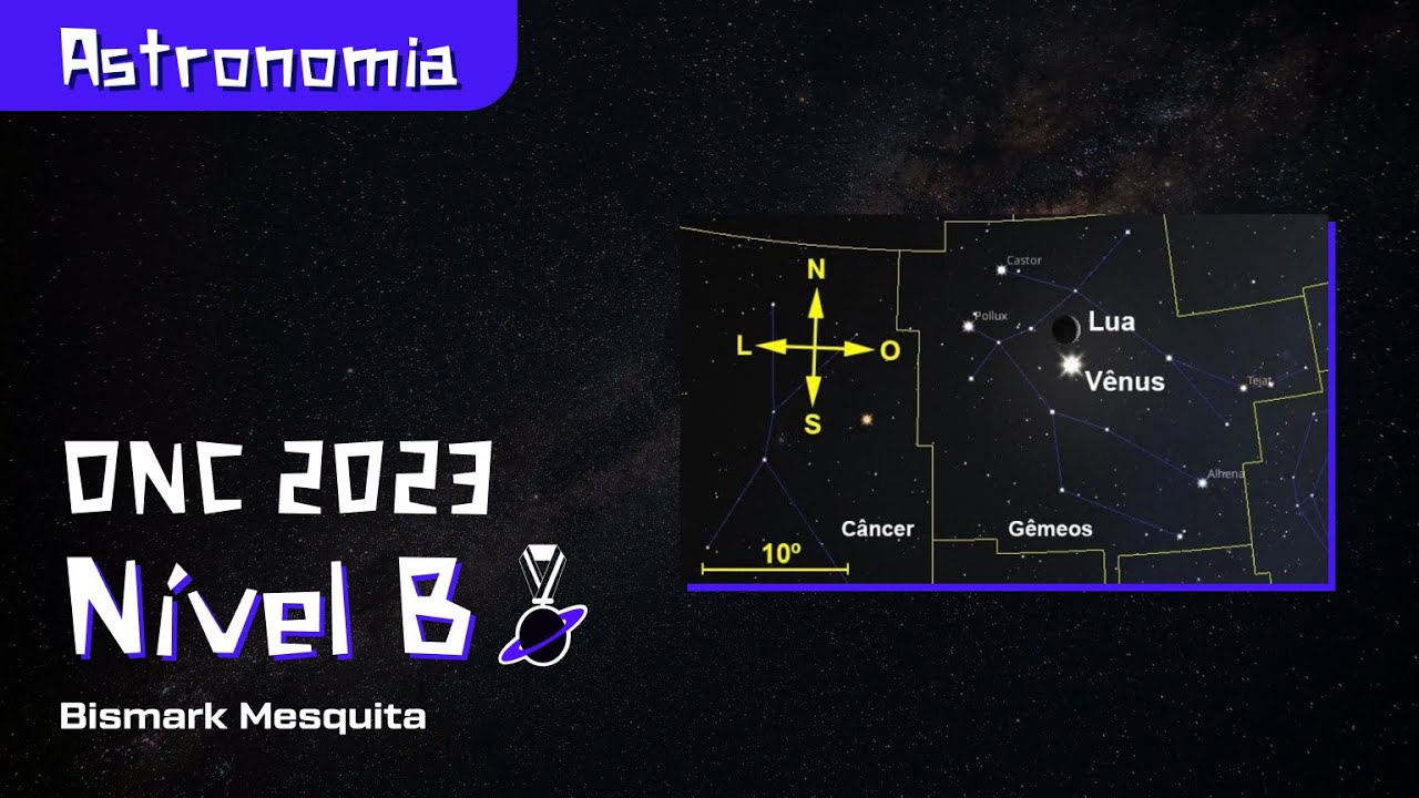 Questões de Astronomia ONC 2023 Nível B - YouTube