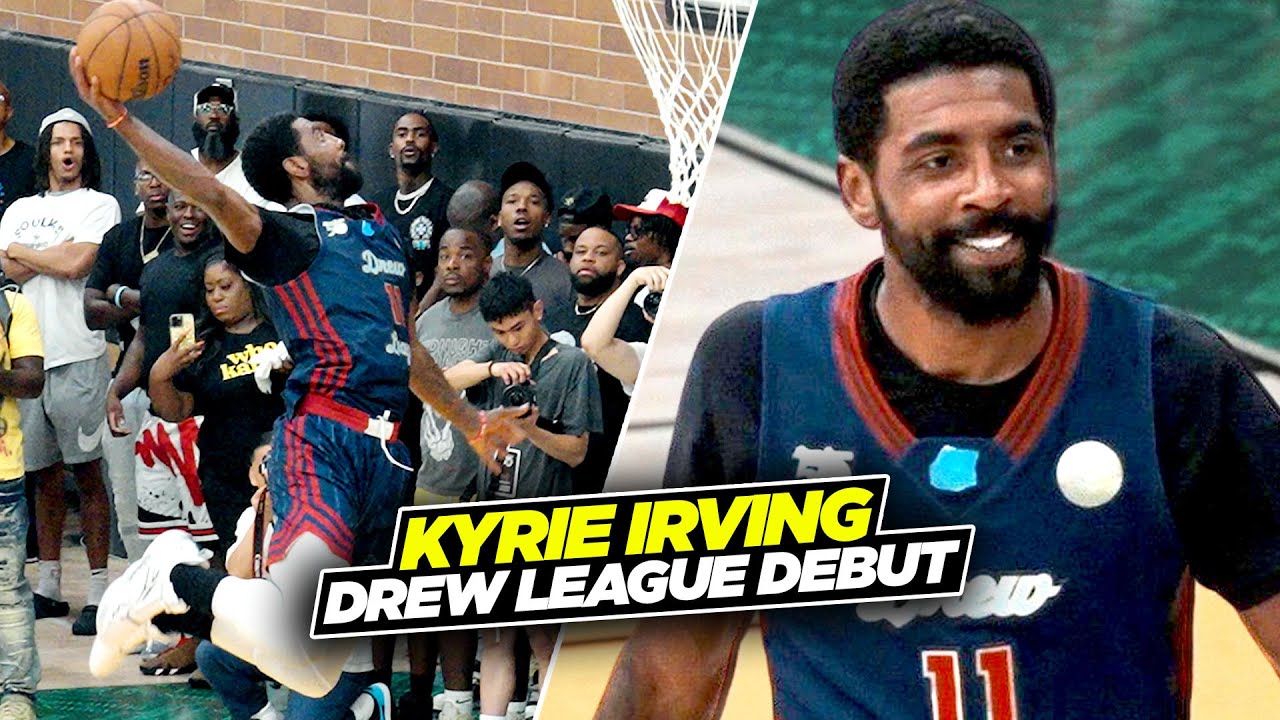Kyrie Irving Drops TRIPLE DOUBLE In Drew League Debut!! Goes CRAZY!