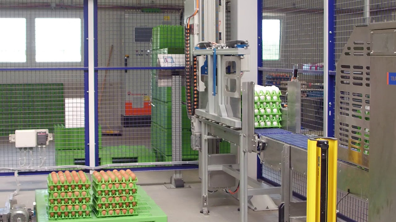 Kletec ANT30 Palletiser met palletbanen