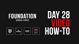 Foundation Program Day 28 [ How-To ] [ One Set ] by #DAREBEE
