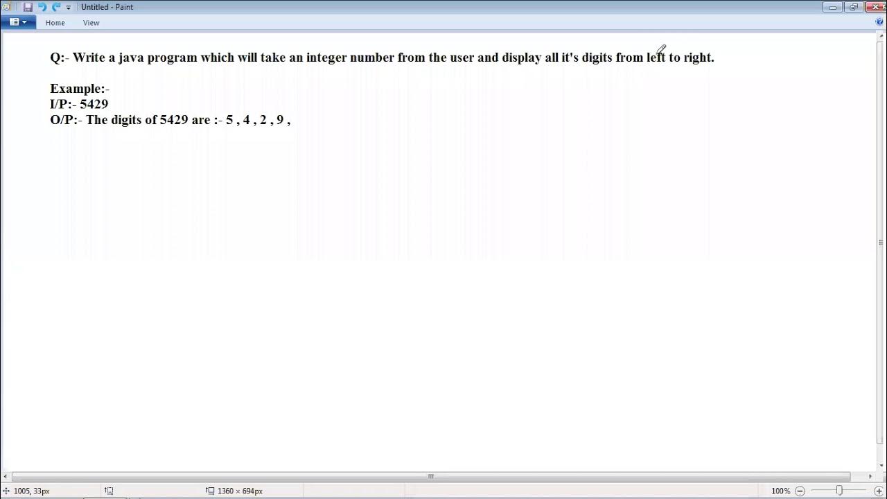 Java Program To Extract Digits Of An Integer Number From Left To Right ...