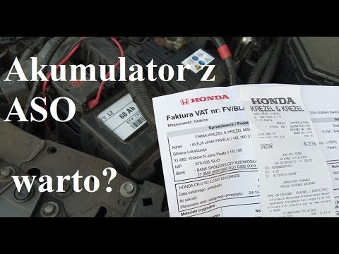 Wideo: Jaki rodzaj akumulatora jest montowany w Hondzie Accord z 2012 roku?