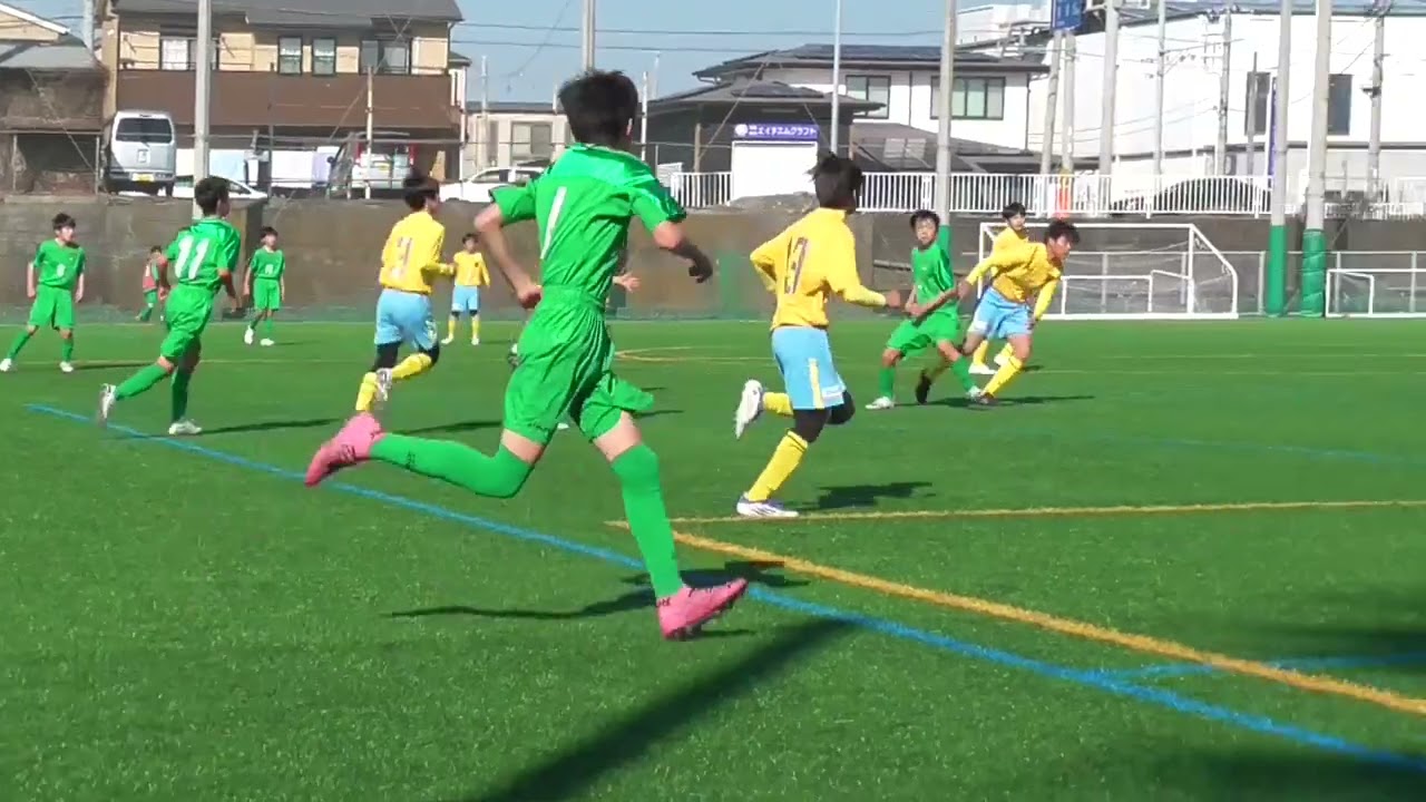 2023 1 9　静岡県1年生サッカー大会クラブ代表県予選 VS 浜松FC　後半