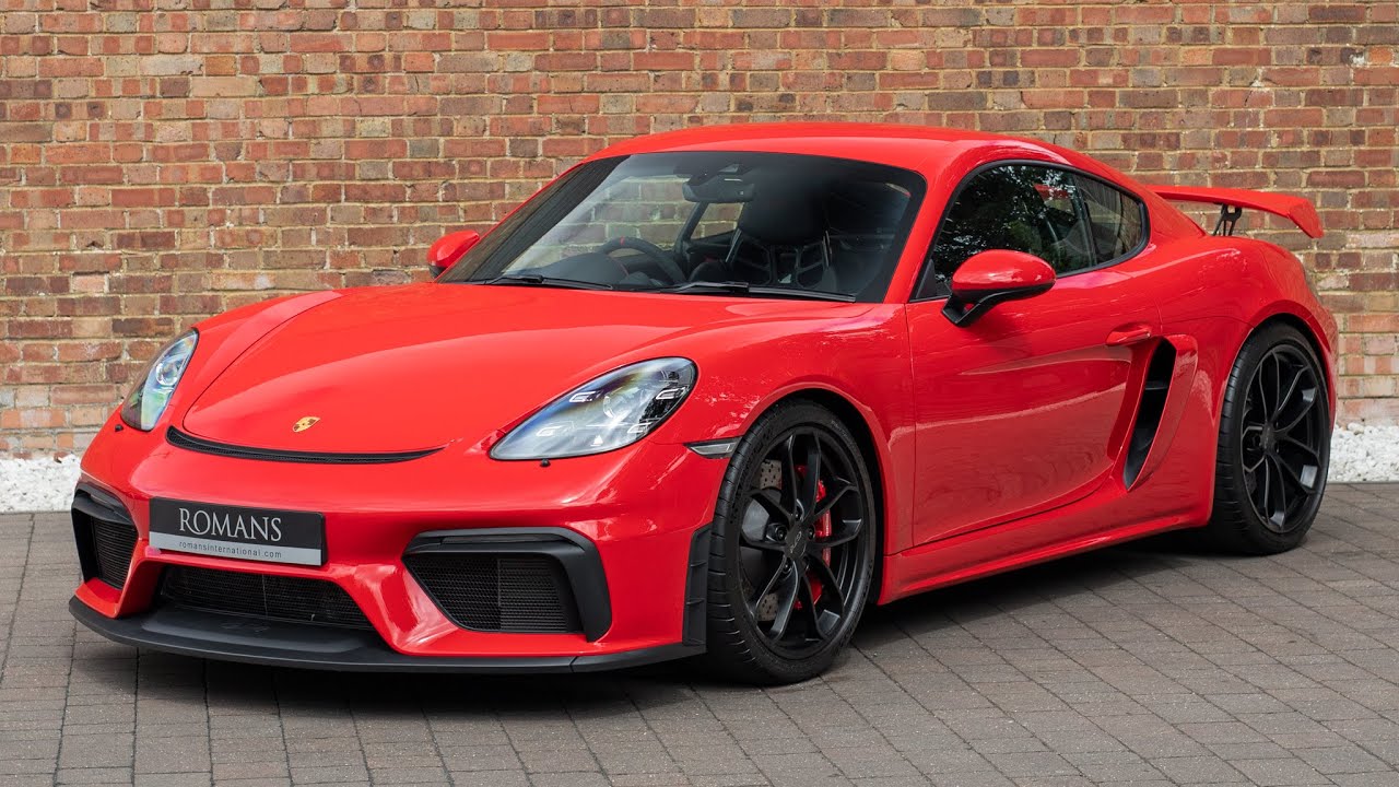 2019 Porsche 718 Cayman GT4 Guards Red Walkaround & Interior