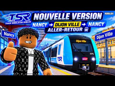 TSR Nouvelle Version | Nancy → Dijon Ville → Nancy | Aller-Retour COMPLET | Roblox