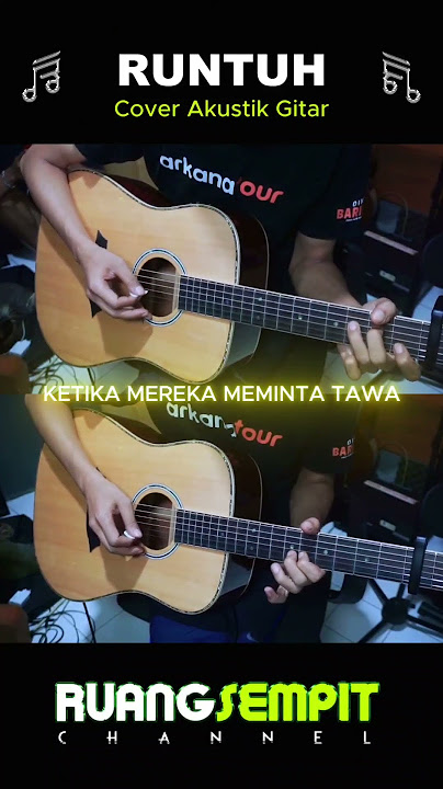 Runtuh - Feby Putri feat Fiersa Besari #shorts #akustik #gitarcover