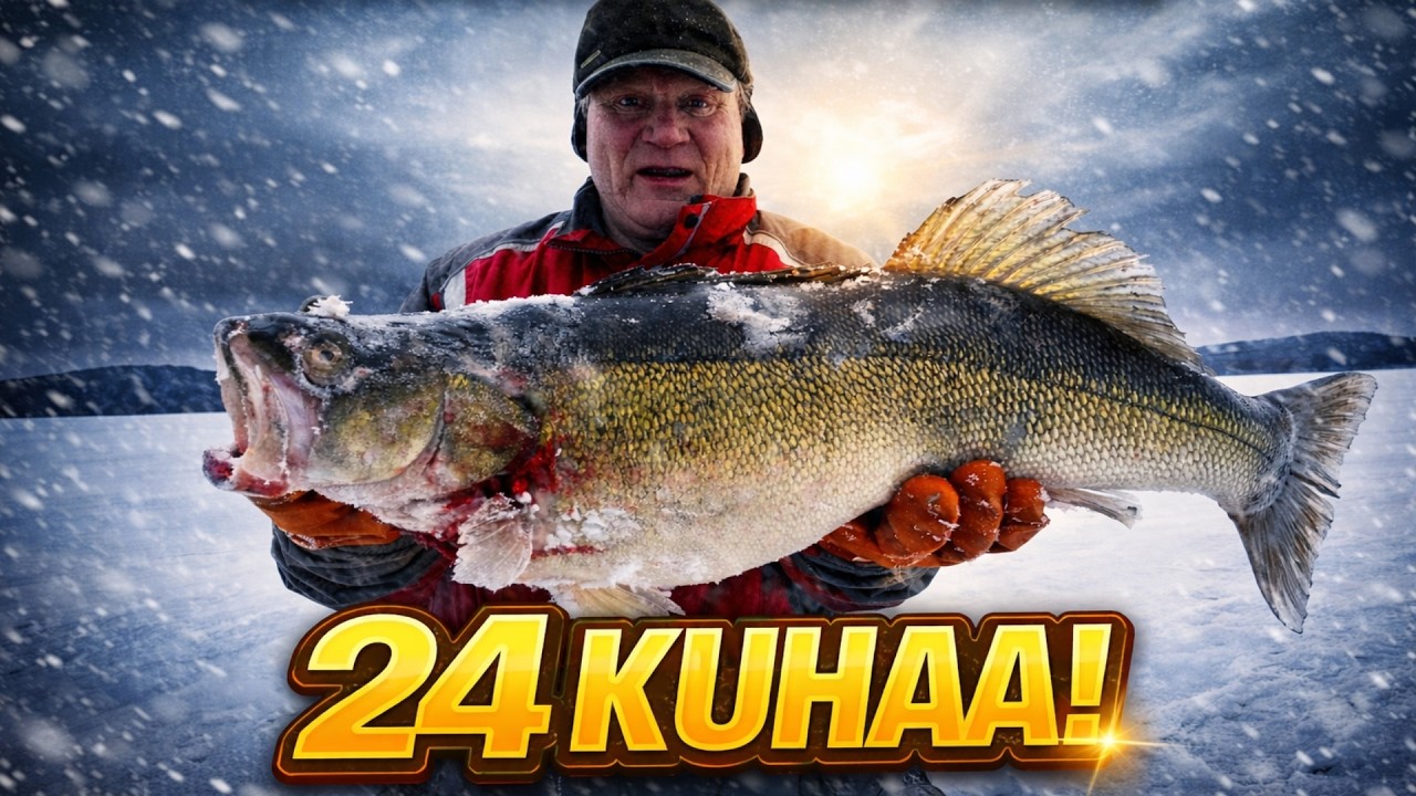 24 kuhaa yhdellä reissulla – Tolkuton kalasaalis!