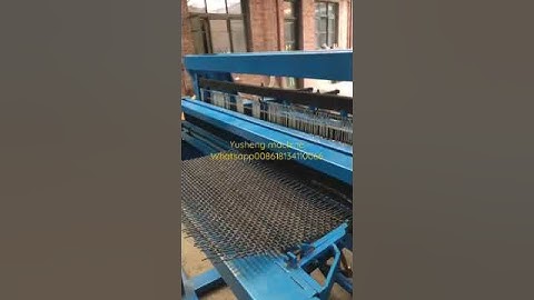 2-5mm CNC type automatic crimped wire mesh machine # mine screen mesh machine#wire mesh machine