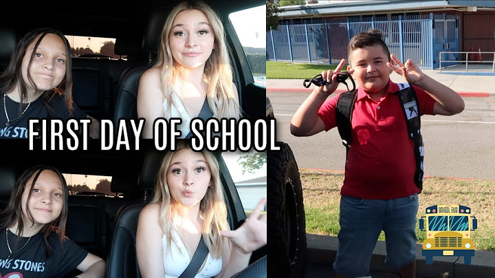 Taking my sibling to the FIRST DAY OF SCHOOL 2021
