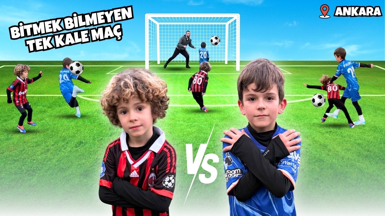 BİTMEK BİLMEYEN MUHTEŞEM BİR TEK KALE MAÇ! | ÖMER EYMEN İLE YUSUF EMRE ANKARA’DA MAÇA ÇIKIYOR !