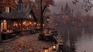 Beneath the Dewy Autumn Rain Sky|Dark Academia Music for Quiet Moments by the River & Falling Leaves