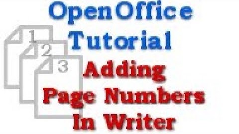 Nerd Tube 0029 - OpenOffice Tutorial #5 - Adding Page Numbers to your Documents in Writer