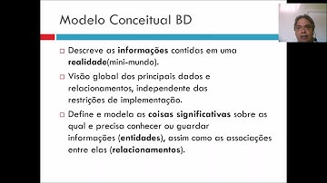 Modelagem Conceitual BD Aula 1