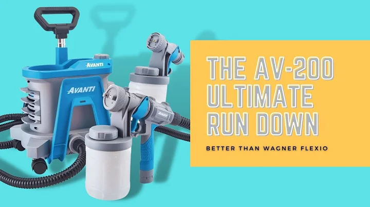 AVANTI AV-200 Ultimate Rundown, Better than Wagner Flexio, Best HVLP for the Pirce Side Hustle Kit