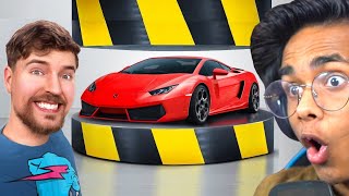 HYDRAULIC PRESS vs LAMBORGHINI