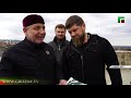 Рамзан Кадыров проинспектировал строительство религиозного центра «Хьаьжин беш»
