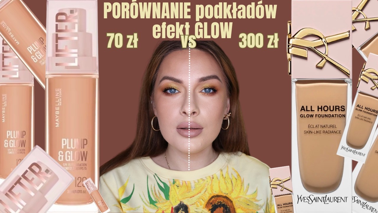 YSL All Hours Glow KONTRA Maybelline Lifter Plump & Glow- efekt końcowy zaskoczył 😱