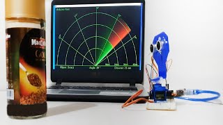 Arduino Radar Project 180 Degree Using HC-SR04 Ultrasonic Sensor