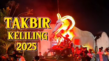 Meriahnya Takbir Keliling Desa Tambahmulyo 2025! Semarak Malam Idul Fitri