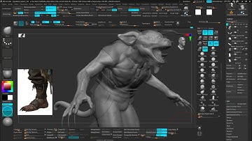 Sculpting Blockout PART 1 practice 3d Character Modeling in zbrush hindi live