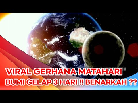 Gerhana Matahari 8 April 2024 Bumi Gelap 3 Hari !! Berikut Jawabannya (@cbtvnewsindonesia77)