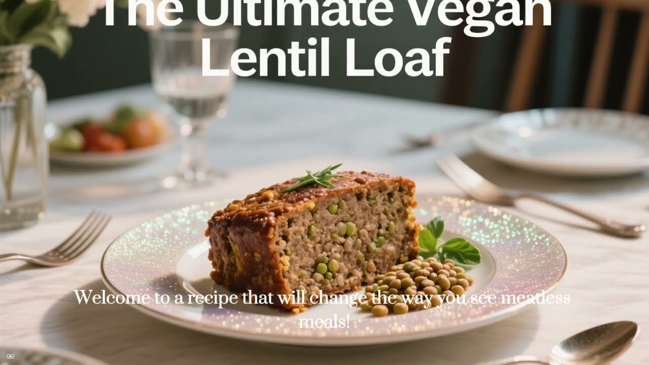 EASY VEGAN  LENTIL LOAF
