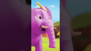 Ek Mota Hathi, एक मोटा हाथी, Hindi Nursery Song for Kids #shorts #preschool #kidsrhymes #babysongs