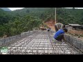 Cầu Hạnh Phúc ( T 65 )| Ghép cốt pha tăng cường cây chống chắc chắn sẵn sàng đổ bê tông mặt cầu